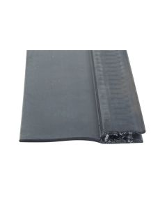Slide Out Seal; Clip On Wiper With 2 Inch Wiper; 3 Inch Width x 7/16 Inch Height x 35 Foot Length; Black