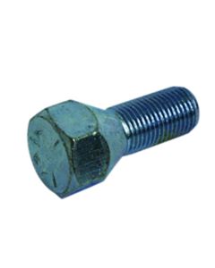 Bolt Cone 1/2-20 X .88, 60 Deg Zinc & Nylon Patch, Wheel Bolt