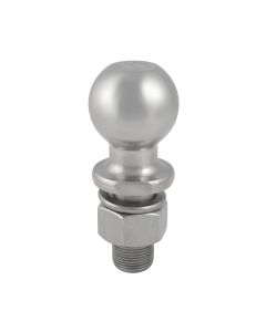 Buyers Products, Trailer Hitch Ball; 2 Inch Ball; 10000 Pound Gross Trailer Weight Capacity; 1 Inch Diameter 2 3/4 Inch Long Shank