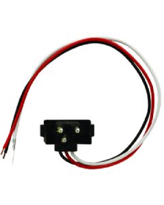 Buyers Products, Trailer Light Connector Pigtail; 3-Pin Right Angle Male PL-3Plug/ Stripped Power Leads And 10 Ring On Ground