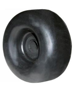 Buyers Products, Door Stop Bumper; 2-1/2 Inch Diameter x 1 Inch Height; Black; Rubber; Single