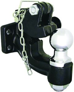Buyers Products, Pintle Hook; Bolt-On Mount; 20000 Pound Towing Capacity; 4000 Pound Vertical Capacity; 1-3/4 Inch On Center Bolt Spacing; 2-5/16 Inch Ball