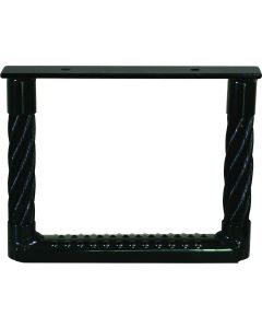 Black Powder Coated Cable Type Truck Step - 9 X 12 X 1.38 Deep