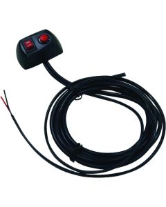 Buyers Products, Push Button Switch; Used For Strobe Lights/ Flash Pattern Effect; On/Off Switch With Momentary Button; 10 Amp