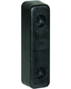 Buyers Products, Bumper Protector; 2-1/4 Inch Width; 7-3/4 Inch Height/ 2 Inch Depth; Black; Rubber; Set Of 2