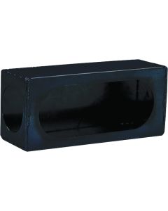 Work Light Mount; For Use WIth 6 Inch Oval or 5.33 Rectangular Light; Powder Coated Black; Steel; Single