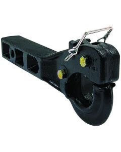 Buyers Products, Pintle Hook; 2 Inch Hitch Receiver Mount; 10000 Pound Towing Capacity; 2000 Pound Vertical Capacity; Steel