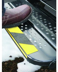 Grip Tape; Black and Yellow; 15 Foot Length x 2 Inch Width; Roll
