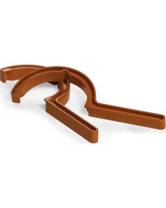 Sewer Cleanout Wrench; RhinoFLEX ™; For Swivel Fittings; Plastic; Orange; Set of 2
