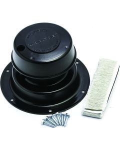 Sewer Vent; Replace-All; OEM Replacement; Black; With Vent/ Cap/ Hardware and Putty Tape
