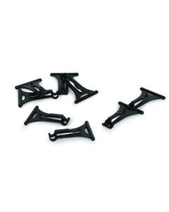 Party Light Holder; Awning Roller Bar Mounted Tab With Clip; Plastic; Package of 8; With English Language Packaging
