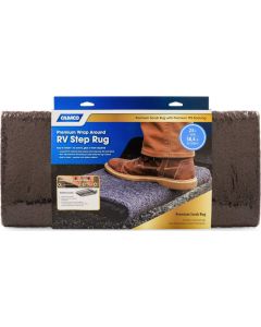 Step Rug, Premium, PVC Scrub W/ UV & Tpe Back 17.5 X18 Gray