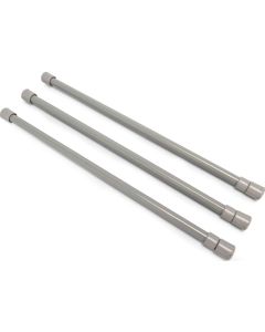 RV Cupboard Bar, 10" - 17", Gray, 3Pack
