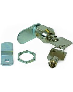 Lock Cylinder; For Baggage Compartment Doors; Keyed ACE Cam Lock; 7/8 Inch; Single With 2 ACE Keys; With 1 Offset Cam And 1 Straight Cam
