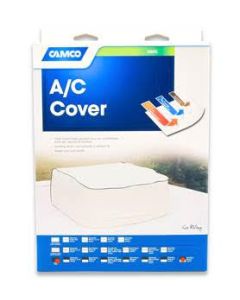 Air Conditioner Cover; For Dometic Brisk II (New Style); Black; Vinyl; With Locking Draw Cord Mounting
