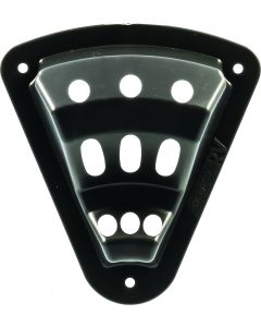 Flag Holder, Screw Mount, 3 Hole, Black
