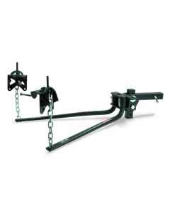 Weight Distribution Hitch; Round Bar; 1000 Pound Tongue Weight; With Shank; With Hook Up Brackets/ Spring Bars/ Chains/ Ball Mount/ Shank/ Hitch Pin/ Clip and Bolt Package For Adjustable Hitches; Without Hitch Ball
