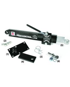 SWAY CONTROL BALL MOUNT PLATE WITH HOLE
