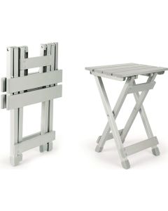 Table; 12 Inch Length x 9-3/4 Inch Width x 16-1/2 Inch Height; 130 Pound Weight Capacity; Folding; Aluminum

