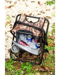 CAMPING STOOL BACKPACK COOLER CAMOUFLAGE