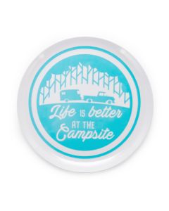 Dinner Plate, Trailer/Tree Pattern
