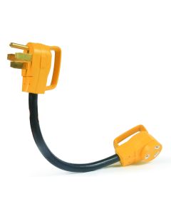 50M/30F AMP 18IN POWERGRIP DOGBONE 125V/3750W 1/CARD CSA