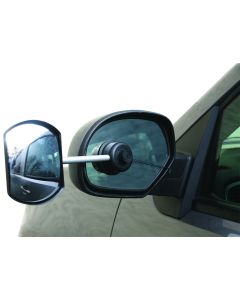 Exterior Towing Mirror; Suction Mount Extension Arm; Single 5-1/2 Inch Mirror With Extension Arm; Passenger Side Convex
