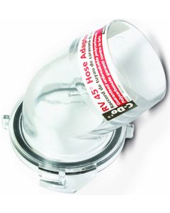 Sewer Fitting - C-Do 2 Clear 45 Degree Hose Adapter