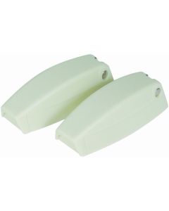 Baggage Door Catches 2/pack Colonial White
