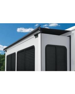 Awning; DELUXE SLIDETOPPER ™; Slide-Out Awning; Automatically Extends/ Retracts With The Slide Out; 162 Inch Length; Black; Vinyl; Black Vinyl Weather Cover; Black Casting; Required Bracket Kit Must Be Purchased Separately
