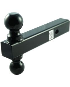 Class III Double Ball Mount, Solid, Black Balls