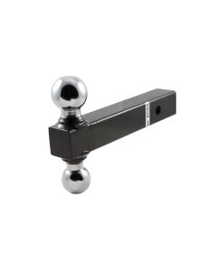 Class III Double Ball Mount, Solid, Chrome Balls