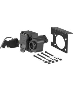 Dual-Output Connector with Backup Alarm