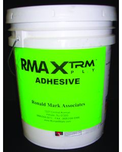 Roof Membrane Adhesive; Use With XTRM-PLY Roofing Membranes; Water Based Acrylic; 2 Gallon Bucket; Single