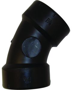 45 ELBOW 1 1/2IN ABS
