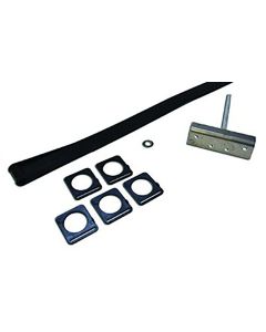 Slide Out Wiring Guard; Flexguard; Use To Protect Plumbing/ Wiring And Hoses During Extension And Retraction Of Slideout Room; With 8 Inch Mounting Post With Washer/ 5 Single Space Flex Guard Clips/ Single Flex Guard
