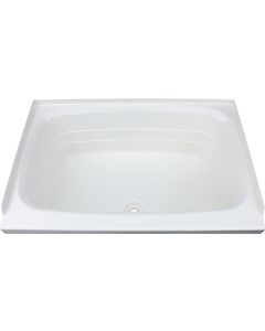 Bathtub; Better Bath; Standard Tub; 24 Inch x 36 Inch; With Threshold; Without Seat; Smooth Floor Surface; Center Drain; White; ABS
