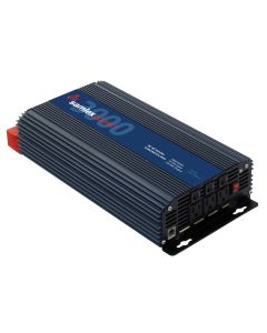 Power Inverter; SAM Series; Inverts 12 Volt DC To 115 Volt AC; 3000 Watt; 26 Amp Continuous Output; 90 Percent Efficiency; With 3 AC Outlets; Remote On/ Off Capable; Thermal/ Battery Overload/ Short Circuit/ Earth Fault Protection Circuit/ Low Battery Inp