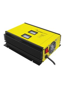 Battery Charger; For 12 Volt Batteries; 2 Bank Charger; 120 Volt/ 230 Volt AC User Selectable Power Supply; 2/ 3 Stage Charging User Selectable; 50 Amp Charging Current; 13.03 Inch Length x 9.61 Inch Width x 3.82 Inch Height; UL Listed
