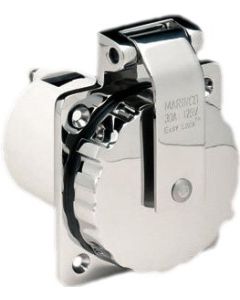 30A Stainless Steel RV Power Inlet
