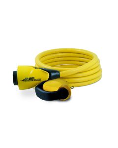 Marinco, Power Cord; RVEEL; Power Supply Cord; 30 Amp; 25 Foot; Yellow