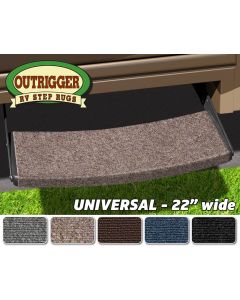Entry Step Rug; Outrigger Universal RV Step Rug; 22 Inch Width; Walnut Brown; Shrinkwrap And Sleeve
