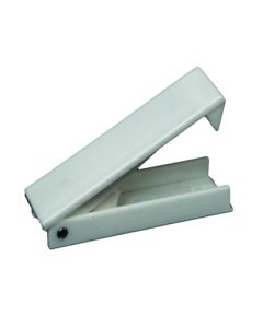 Baggage Door Catch - White - Squared
