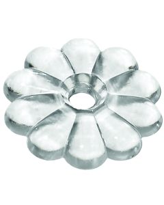 Rosette Washers - Clear With #6 Screws