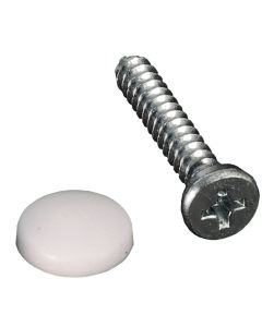 Dashboard Screws With Caps - White