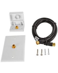 TV Hook UP Kit - White
