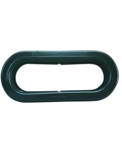 Peterson Mfg. Trailer Light Grommet; Oval; 6-1/2 Inch Length x 3-3/8 Inch Width x 1 Inch Height; Black