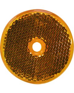 Peterson Mfg. Reflector; Amber Lens; 2.35 Inch Diameter