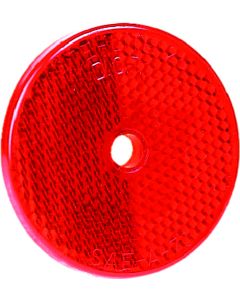 Peterson Mfg. Reflector; Amber Lens; 2.35 Inch Diameter; Round