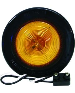 Peterson Mfg. Clearance Light; Incandescent; Round; 2-1/2 Inch Diameter; Amber Lens